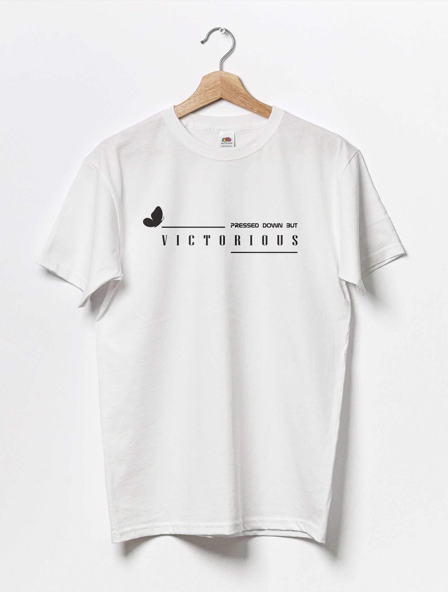 Unisex Pressed down but Victorious chic White Tee